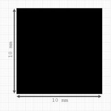 Luikenpakking | EPDM | 10 x 10 mm